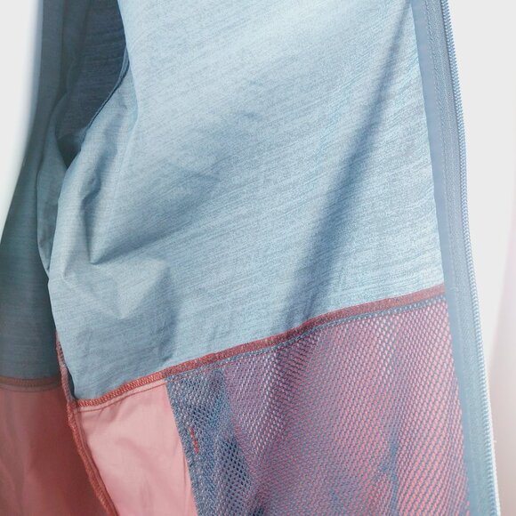 Columbia Men's Red Blue Heather Roan Mountain Trail Rain Jacket Size L - Picture 10 of 13